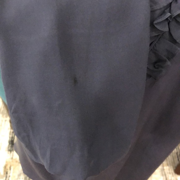 Tibi navy silk Alba loom sleeve dress sz 2 - Picture 6 of 6